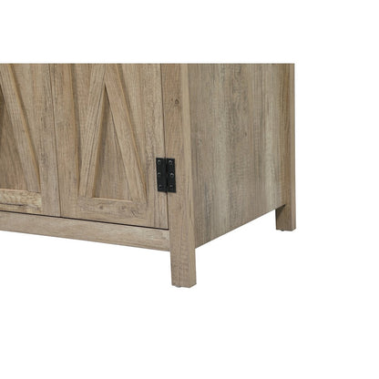 24 inch Single bathroom vanity in natural oak