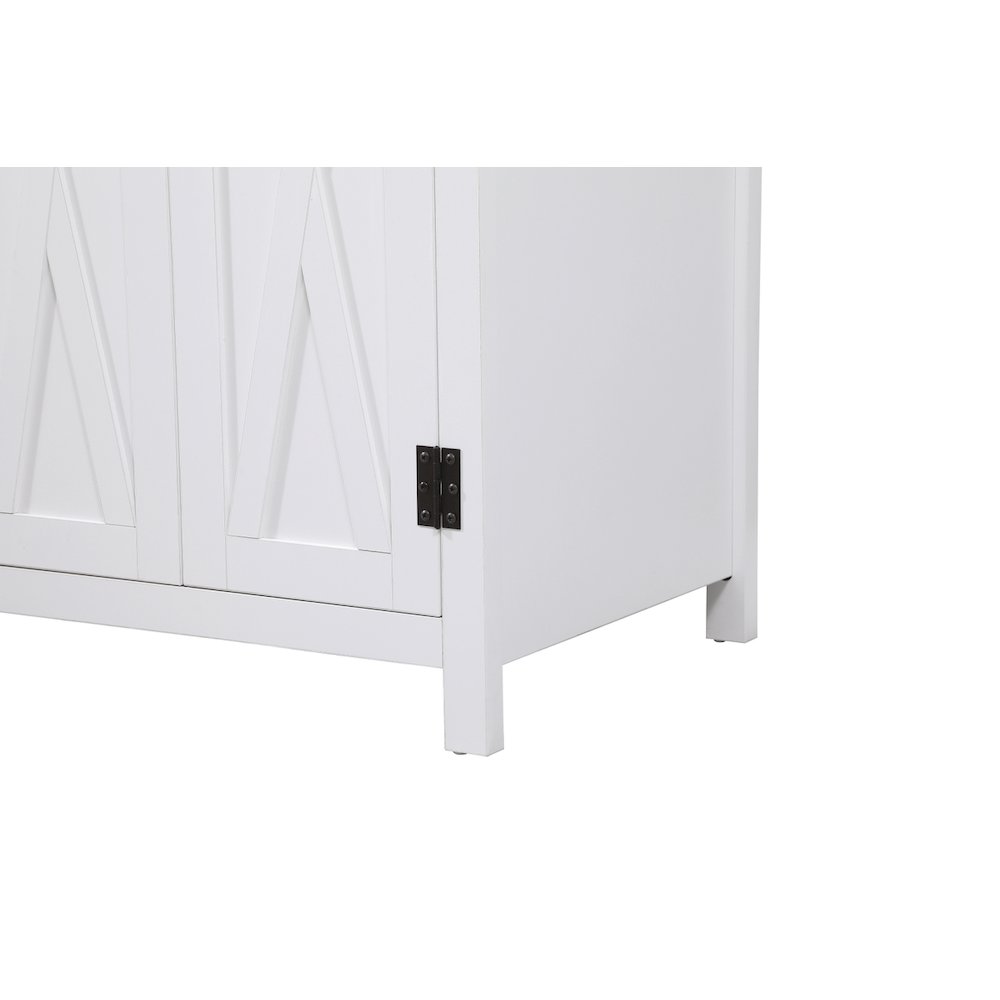 24 inch Single bathroom vanity in white