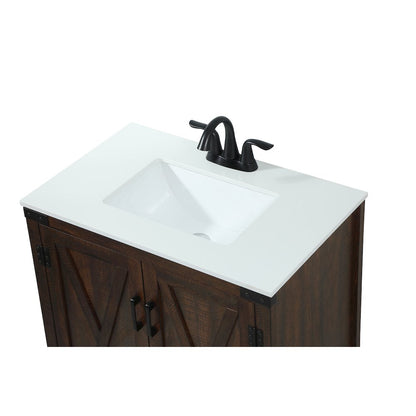 30 inch Single bathroom vanity in expresso