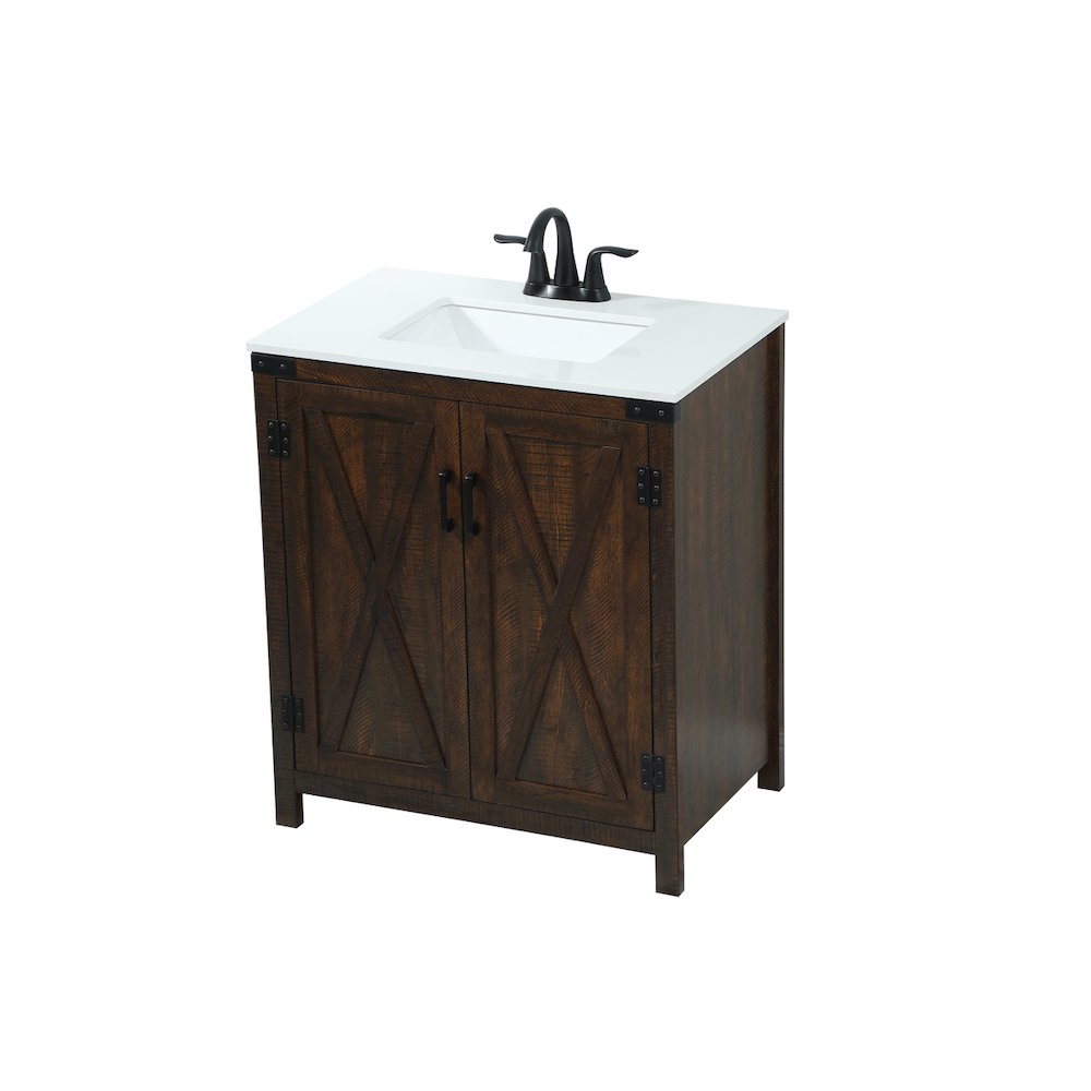 30 inch Single bathroom vanity in expresso