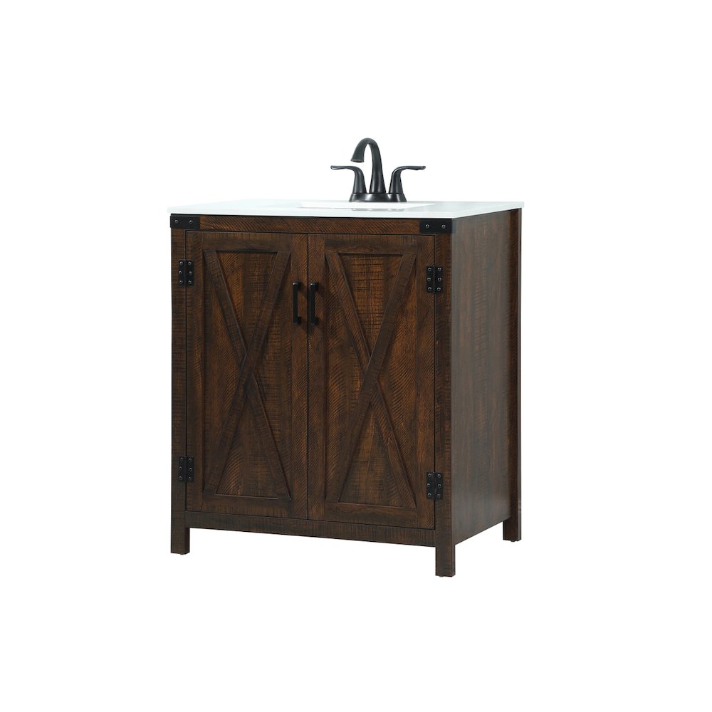 30 inch Single bathroom vanity in expresso