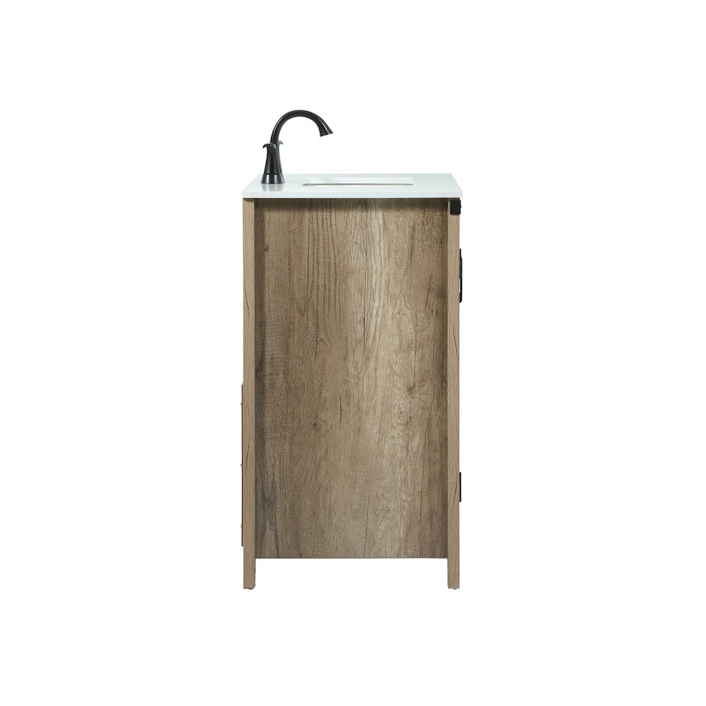 30 inch Single bathroom vanity in natural oak