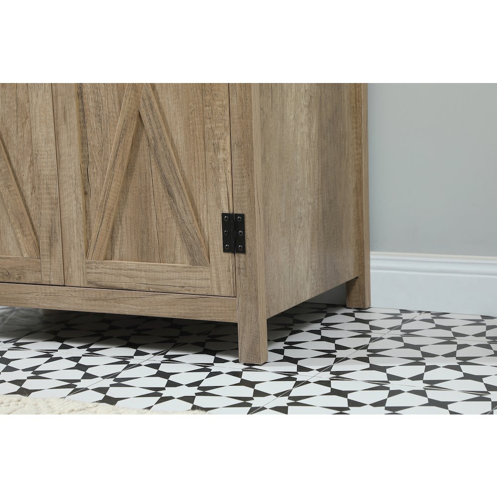 30 inch Single bathroom vanity in natural oak