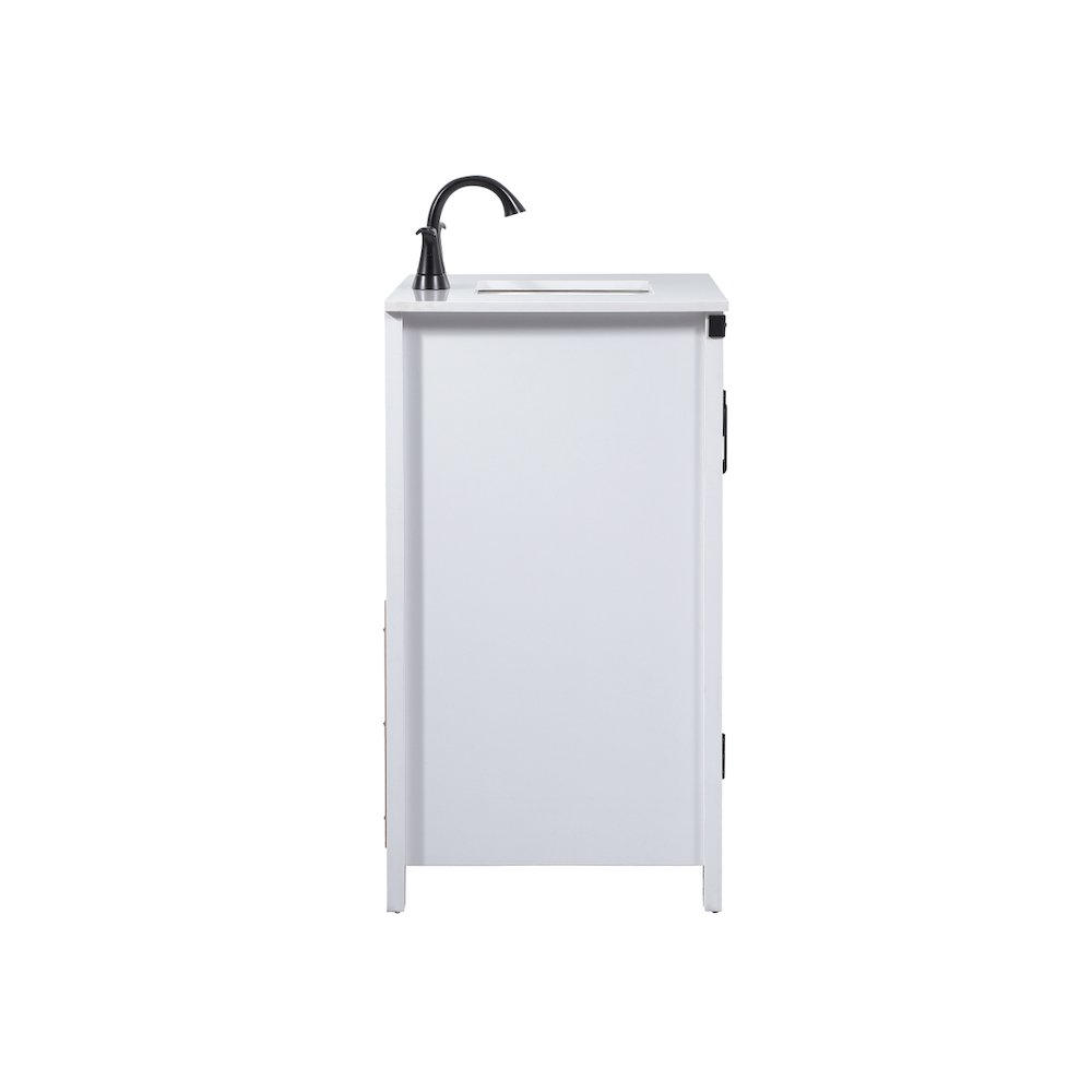 30 inch Single bathroom vanity in white