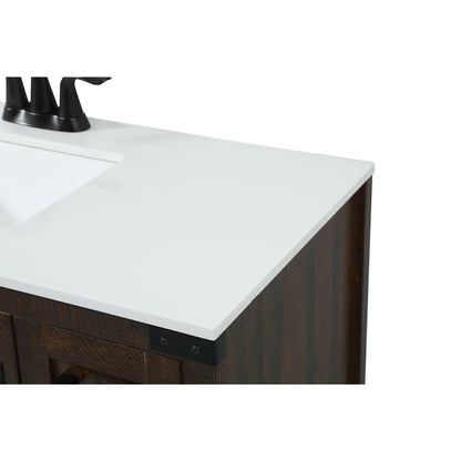 32 inch Single bathroom vanity in expresso