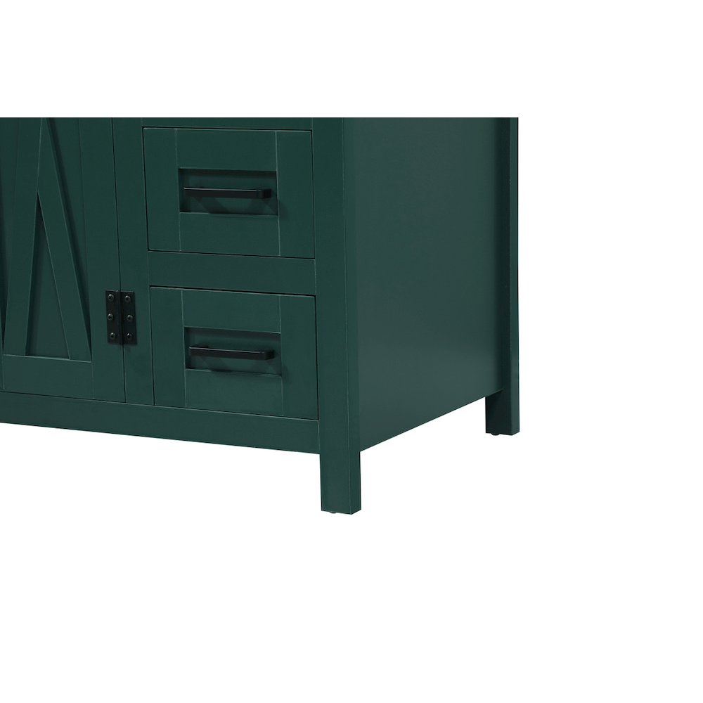 32 inch Single bathroom vanity in green