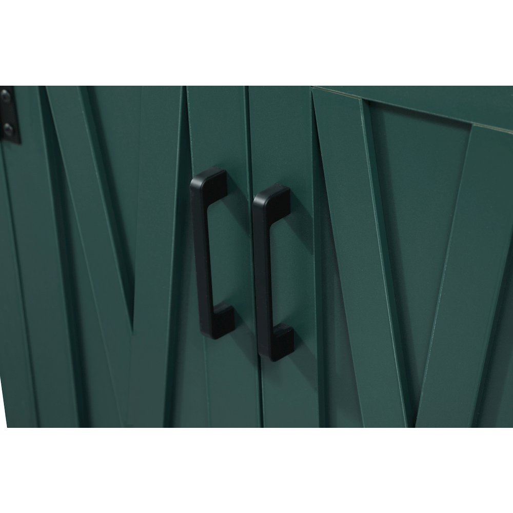 32 inch Single bathroom vanity in green
