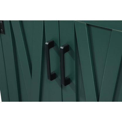 32 inch Single bathroom vanity in green