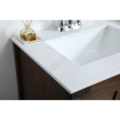 36 inch  Single Bathroom Vanity in Espresso