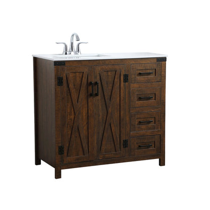 36 inch  Single Bathroom Vanity in Espresso