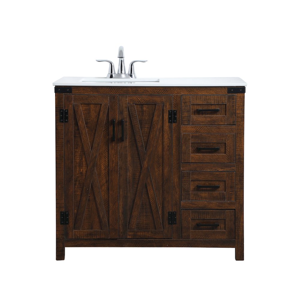 36 inch  Single Bathroom Vanity in Espresso