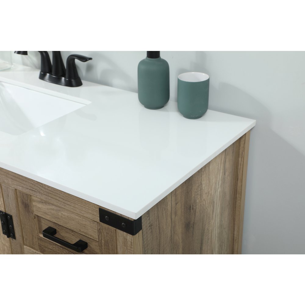 36 inch Single bathroom vanity in natural oak