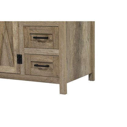 36 inch Single bathroom vanity in natural oak