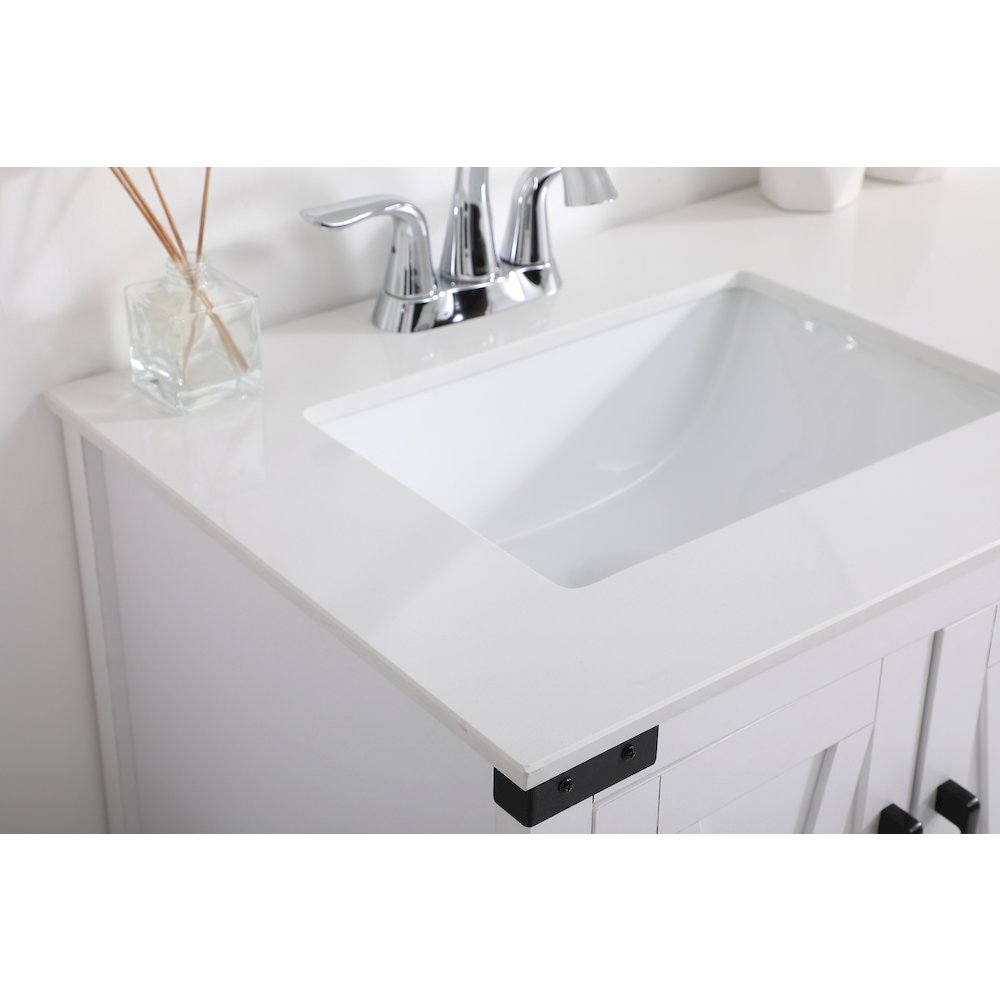 36 inch bathroom vanity in White