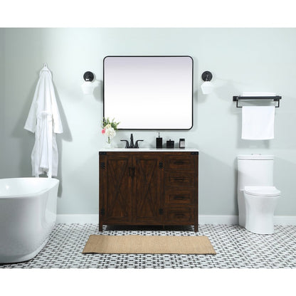 42 inch Single bathroom vanity in expresso