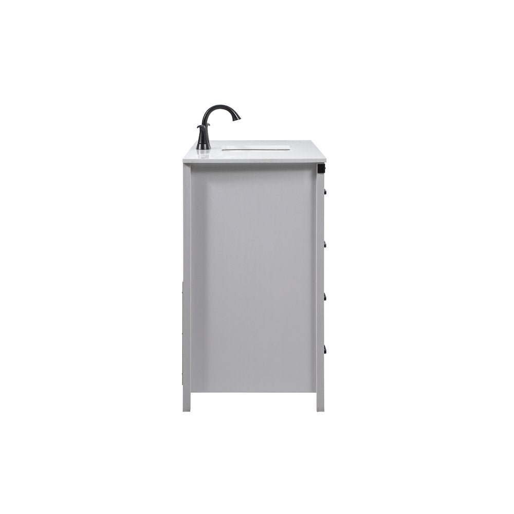 48 inch Single bathroom vanity in grey