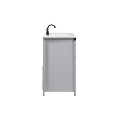 48 inch Single bathroom vanity in grey