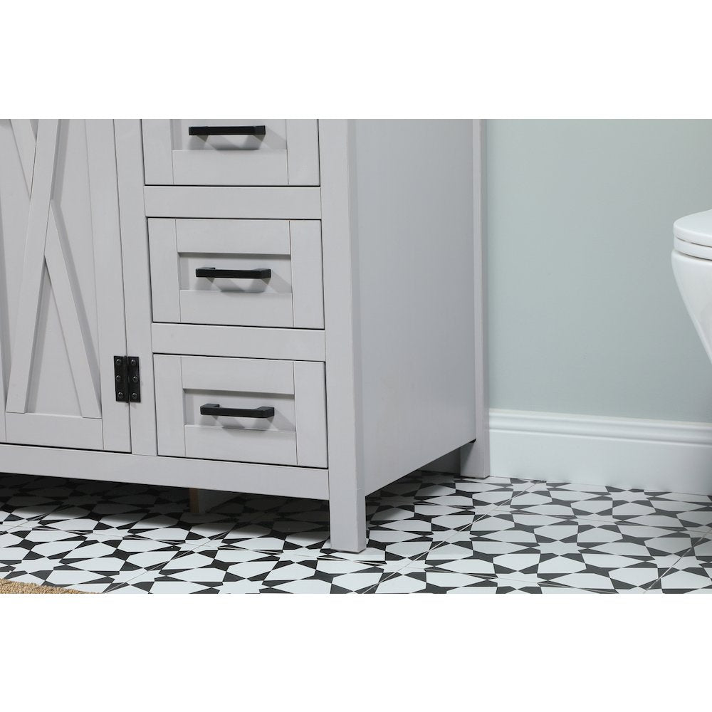 48 inch Single bathroom vanity in grey