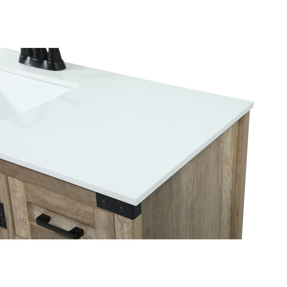 48 inch Single bathroom vanity in natural oak