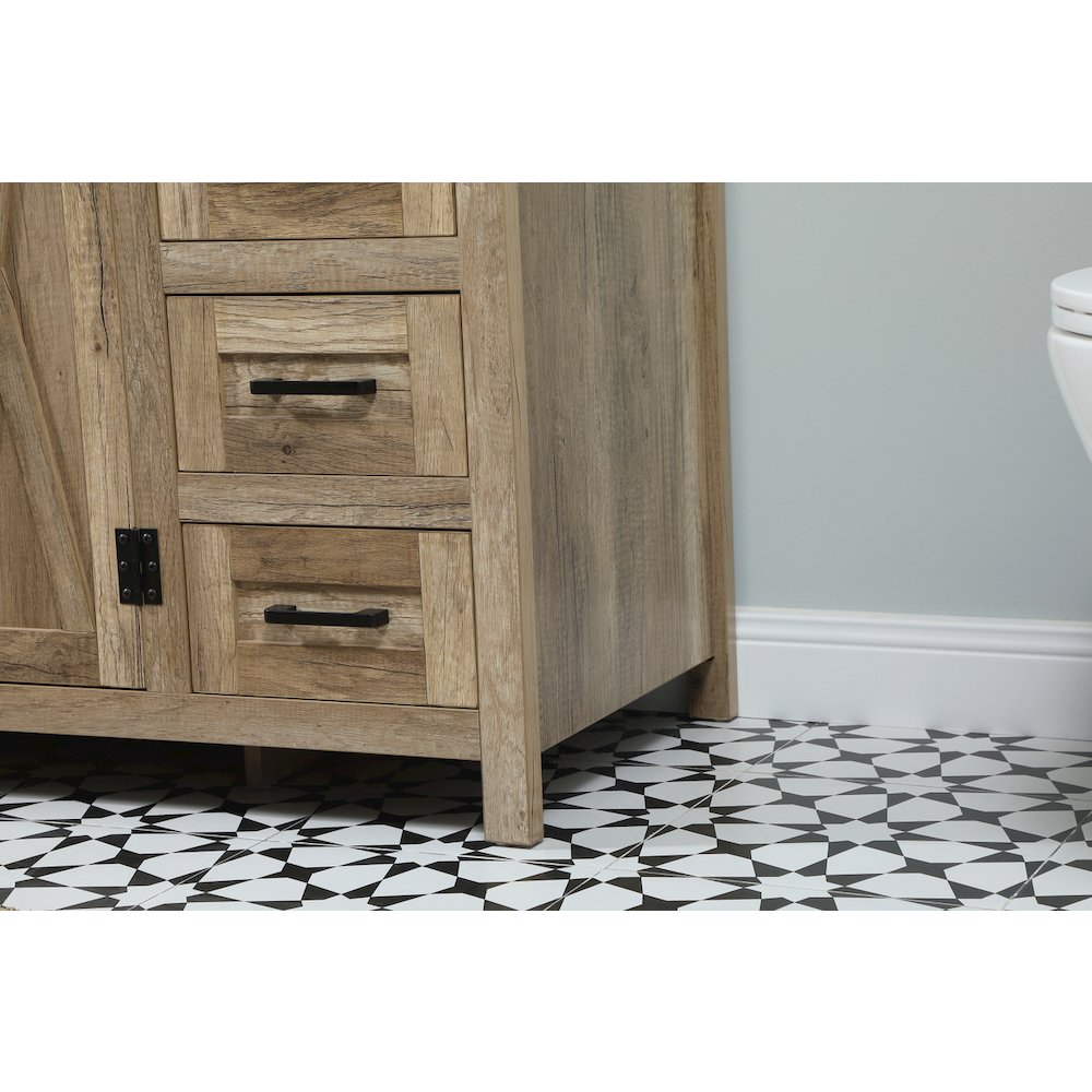 48 inch Single bathroom vanity in natural oak