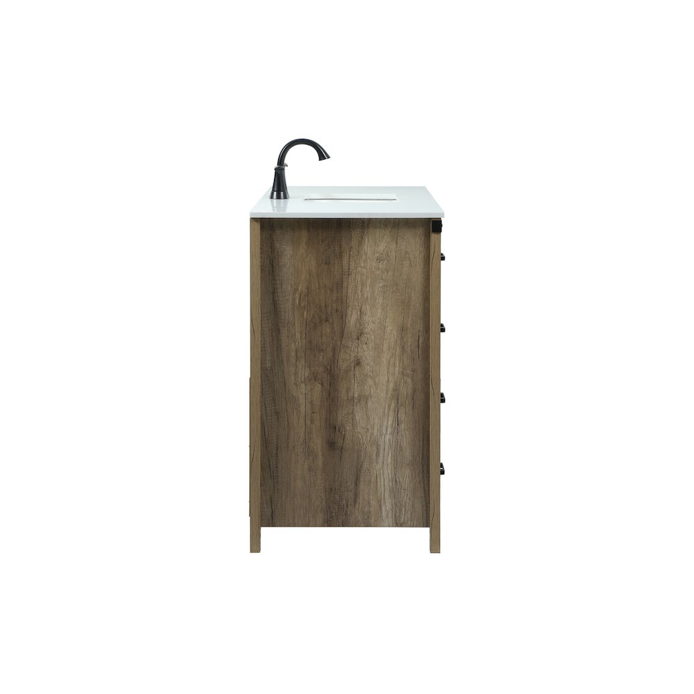 48 inch Single bathroom vanity in natural oak