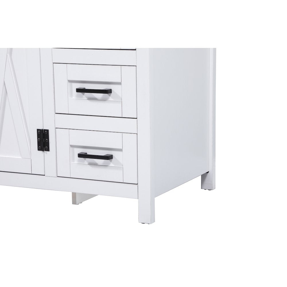 48 inch Single bathroom vanity in white