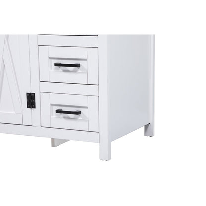 48 inch Single bathroom vanity in white