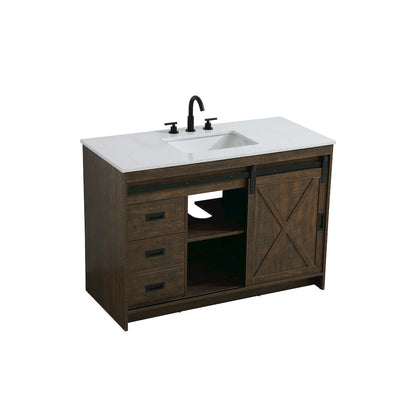 Austin 48 Inch Single Bathroom Vanity In Expresso