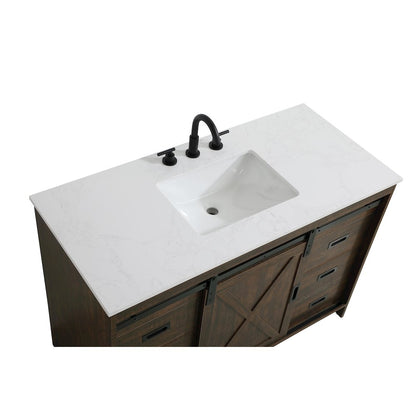 Austin 48 Inch Single Bathroom Vanity In Expresso