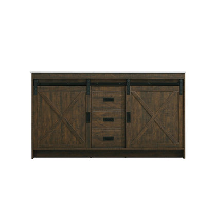 Austin 60 Inch Double Bathroom Vanity In Expresso