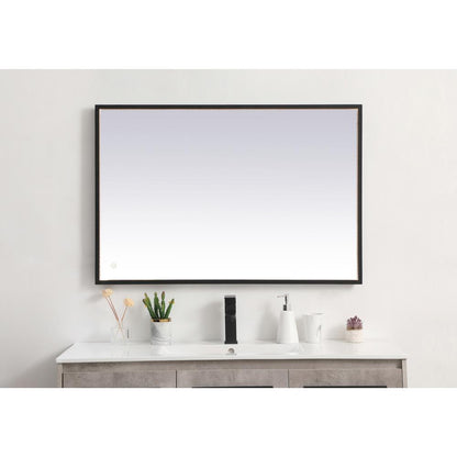 Pier 27x40 inch LED mirror with adjustable color temperature