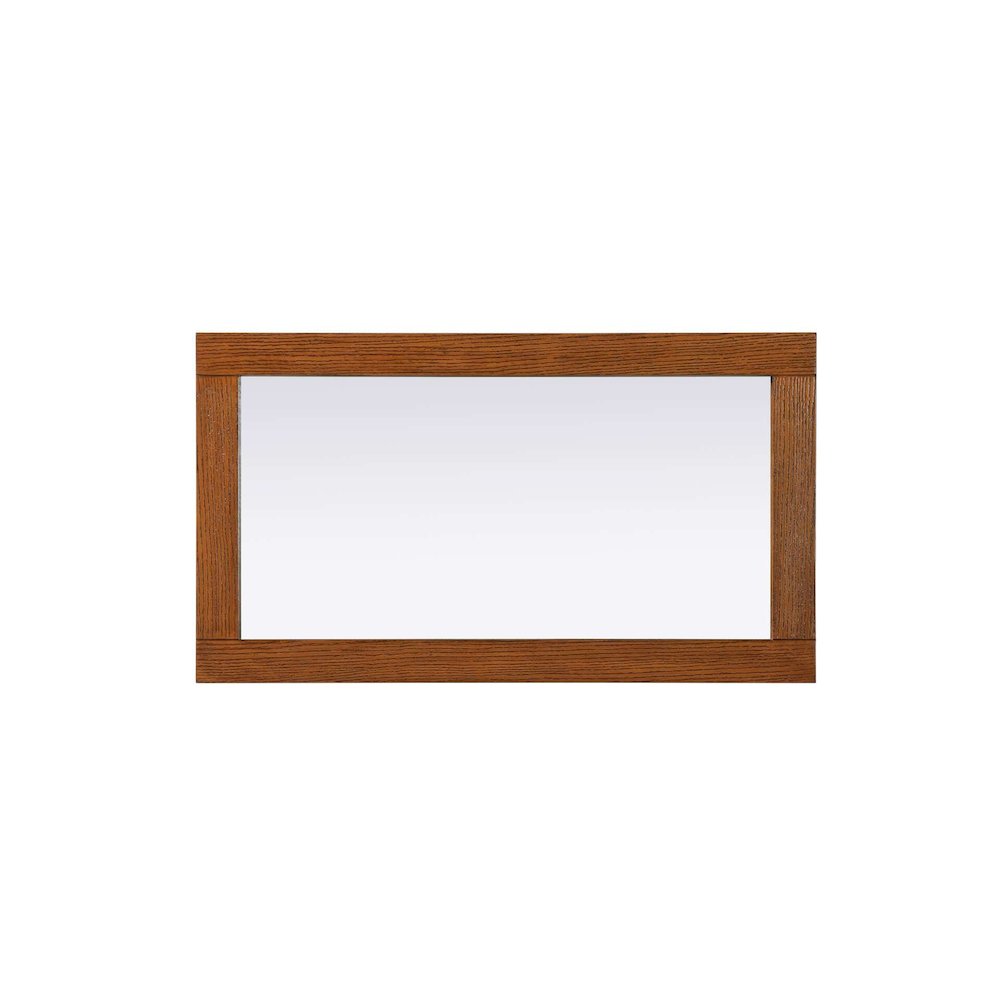 Noah Wooden Rectangle Mirror 18 x 32 in Brandy Walnut