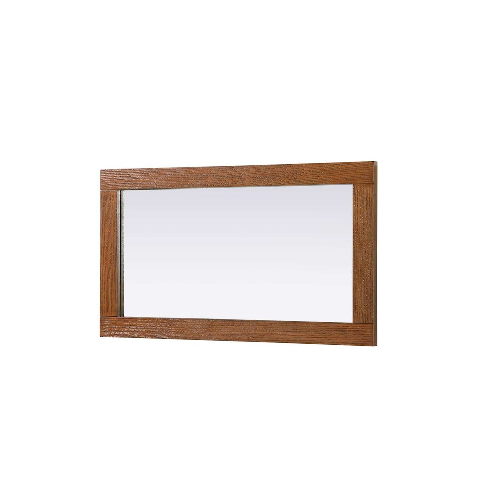 Noah Wooden Rectangle Mirror 18 x 32 in Brandy Walnut
