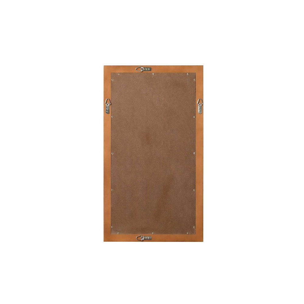 Noah Wooden Rectangle Mirror 18 x 32 in Brandy Walnut