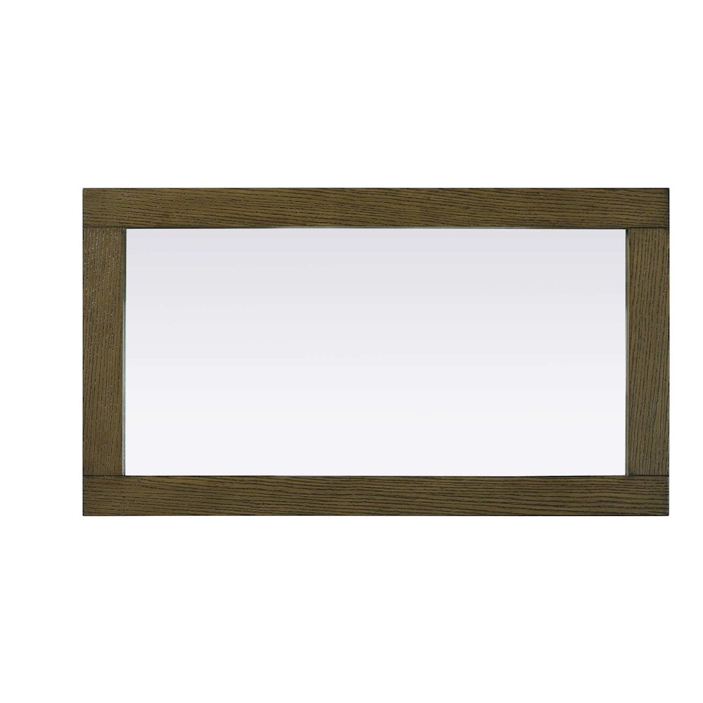 Noah Wooden Rectangle Mirror 18 x 32 in Hazel Oak