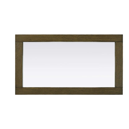 Noah Wooden Rectangle Mirror 18 x 32 in Hazel Oak
