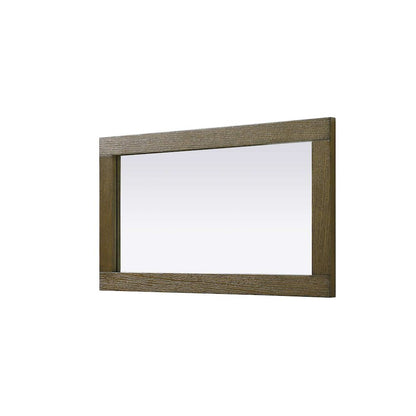 Noah Wooden Rectangle Mirror 18 x 32 in Hazel Oak