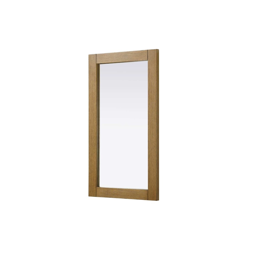 Noah Wooden Rectangle Mirror 18 x 32 in Honey Teak