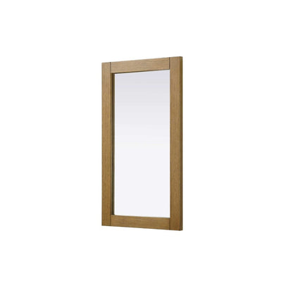Noah Wooden Rectangle Mirror 18 x 32 in Honey Teak