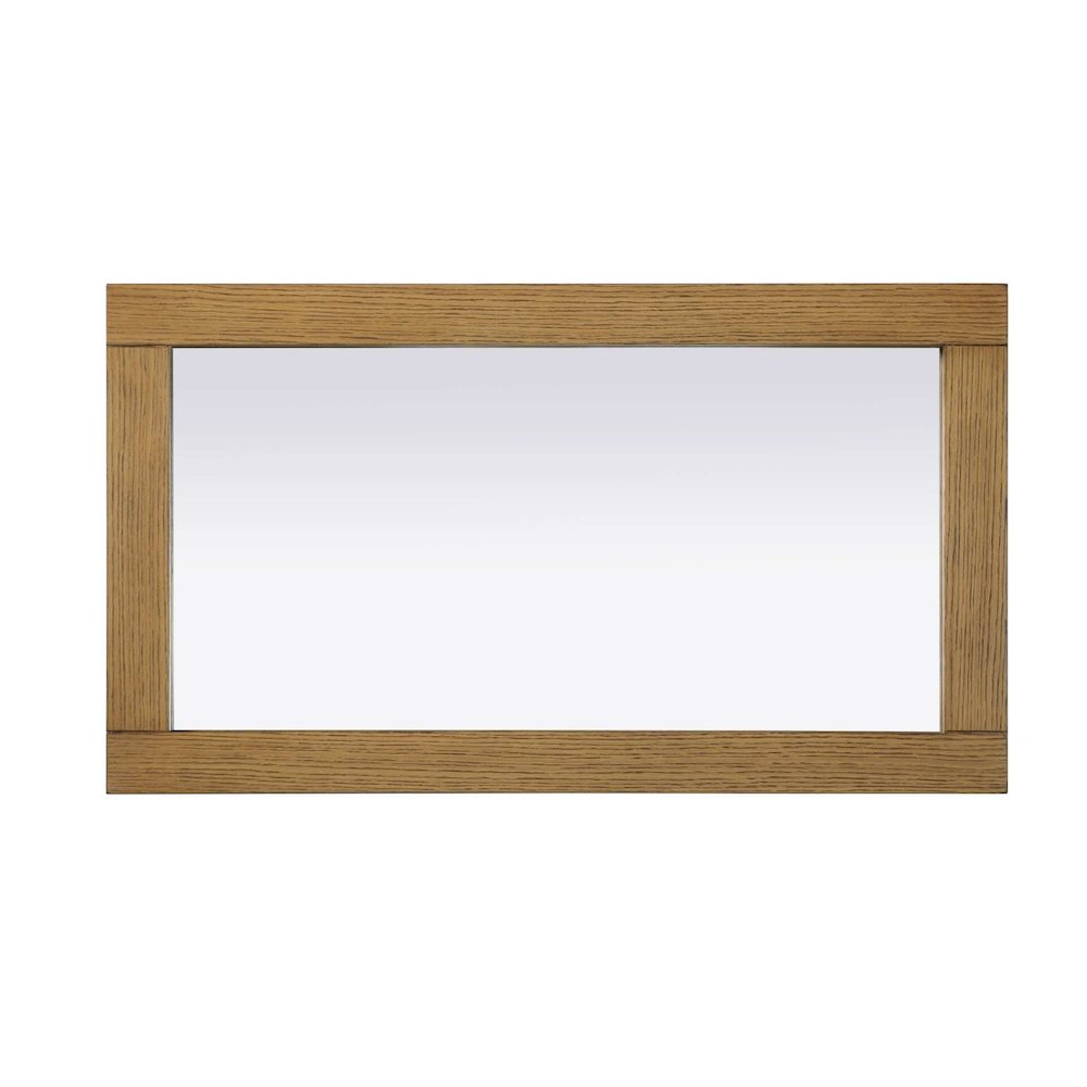 Noah Wooden Rectangle Mirror 18 x 32 in Honey Teak