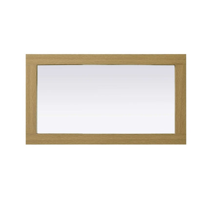 Noah Wooden Rectangle Mirror 18 x 32 in Honey Brown