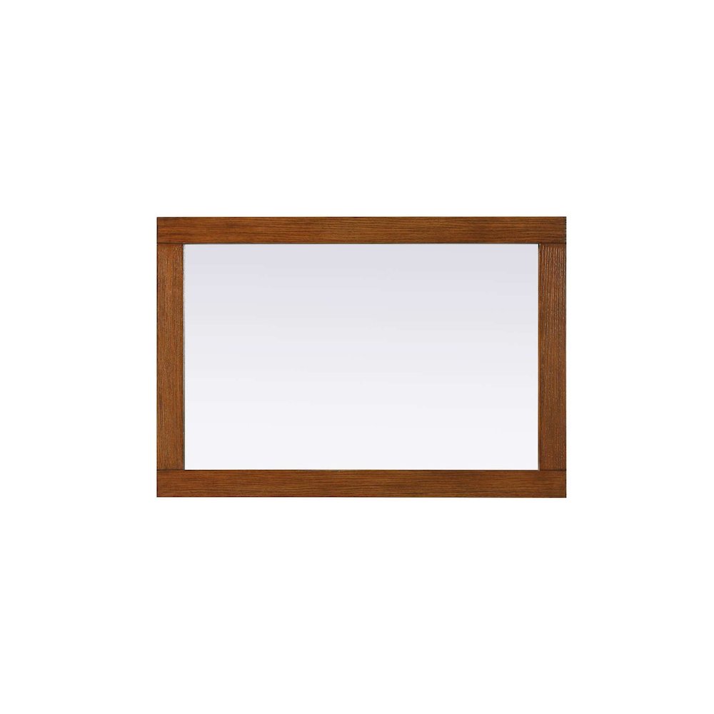 Noah Wooden Rectangle Mirror 22 x 32 in Brandy Walnut