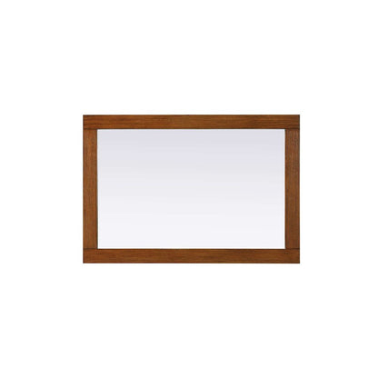 Noah Wooden Rectangle Mirror 22 x 32 in Brandy Walnut