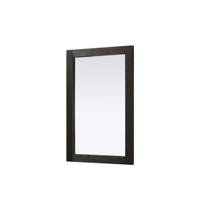 Noah Wooden Rectangle Mirror 22 x 32 in Chocolate Oak