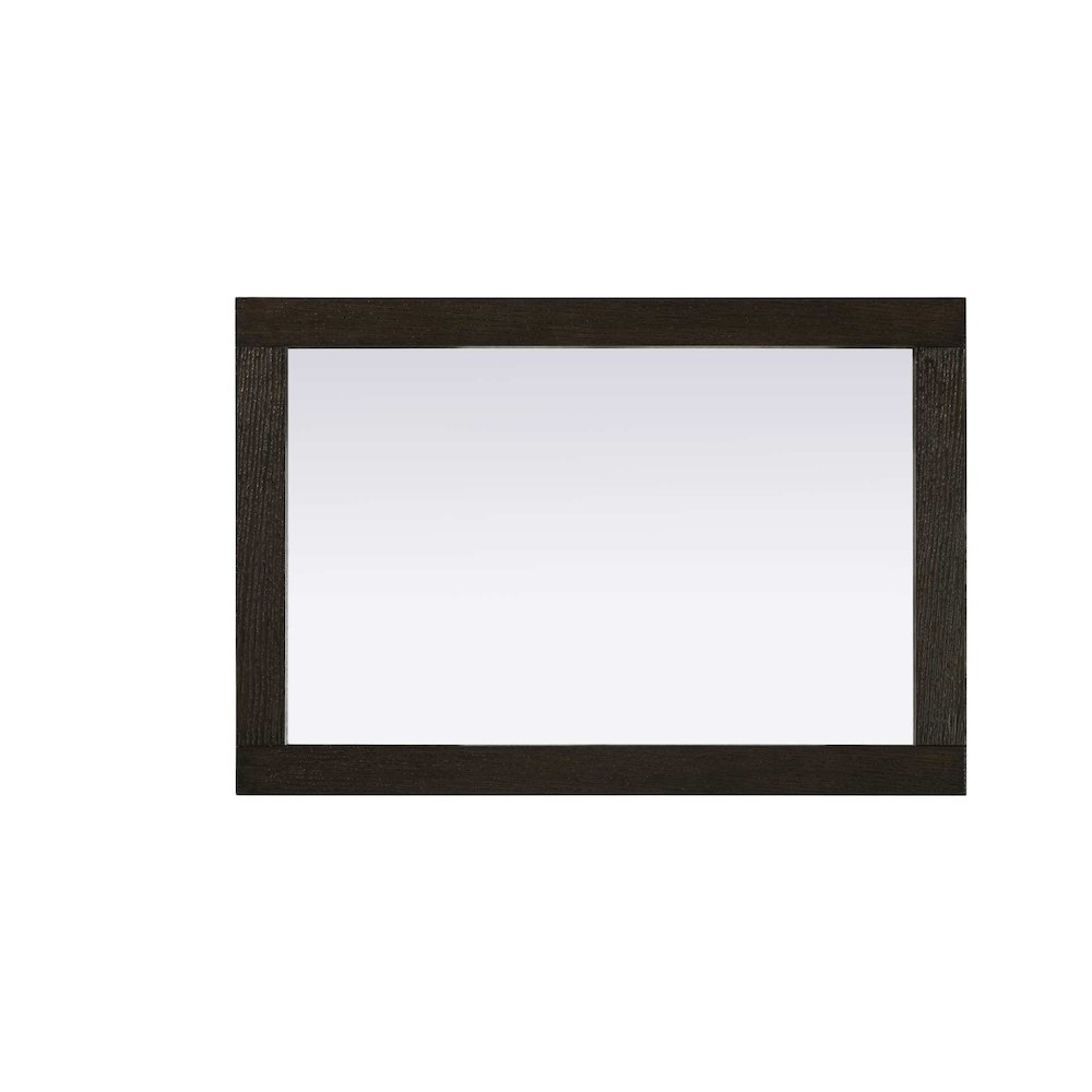 Noah Wooden Rectangle Mirror 22 x 32 in Chocolate Oak