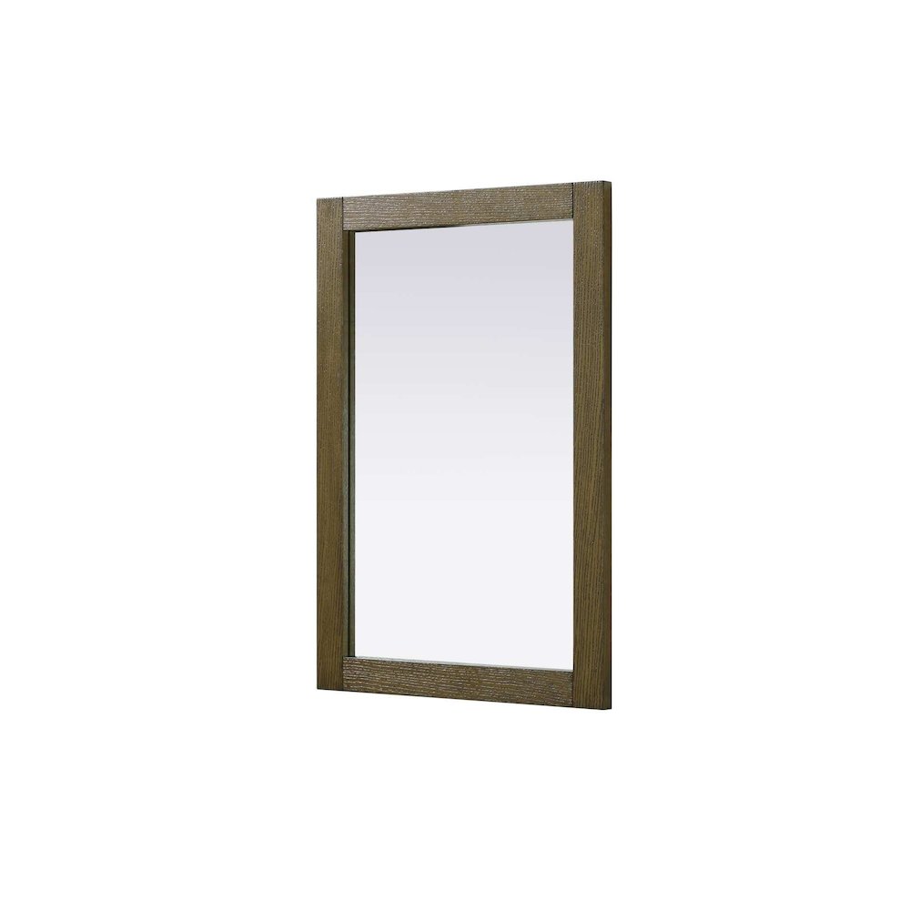 Noah Wooden Rectangle Mirror 22 x 32 in Hazel Oak