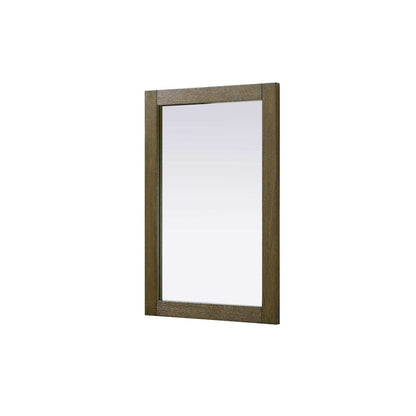 Noah Wooden Rectangle Mirror 22 x 32 in Hazel Oak