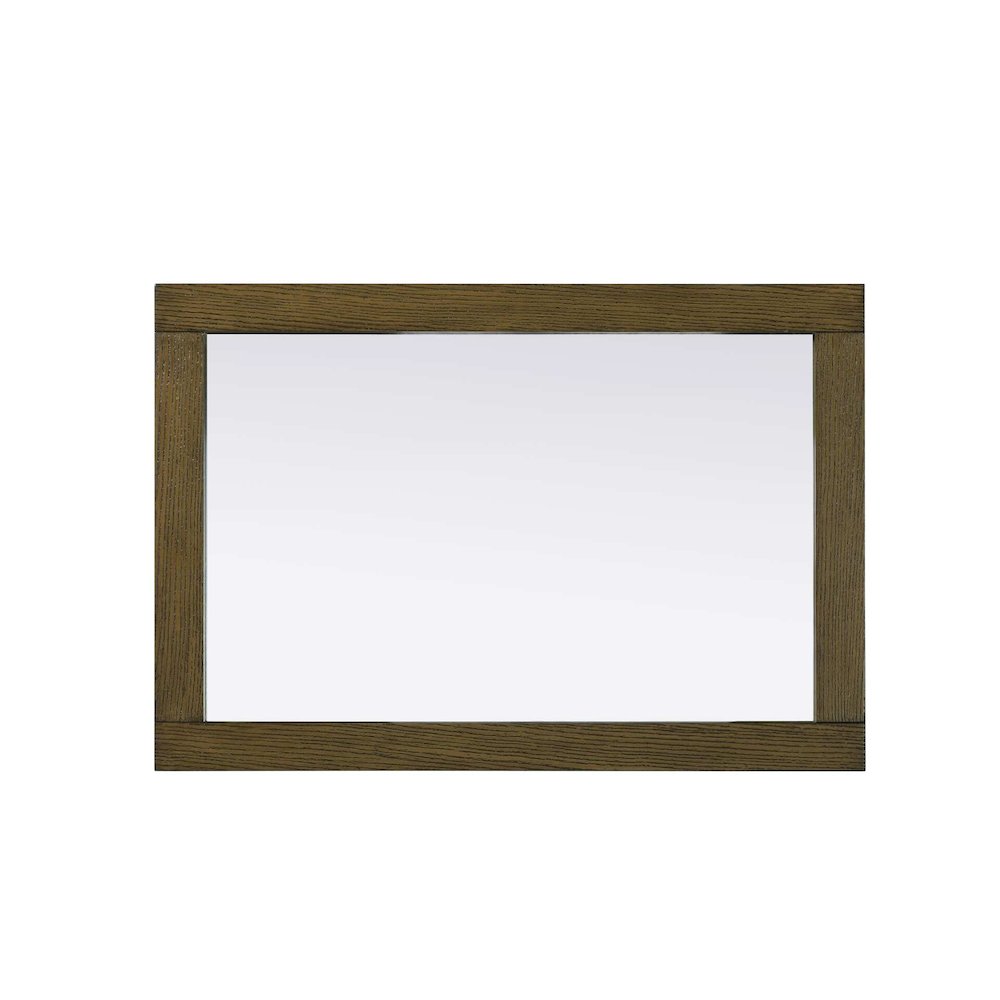 Noah Wooden Rectangle Mirror 22 x 32 in Hazel Oak