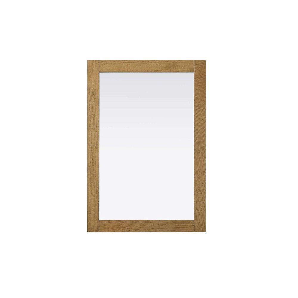 Noah Wooden Rectangle Mirror 22 x 32 in Honey Teak