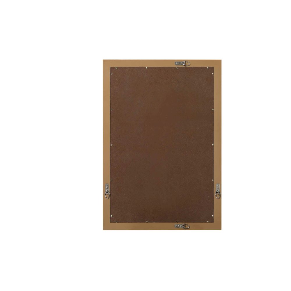 Noah Wooden Rectangle Mirror 22 x 32 in Honey Teak